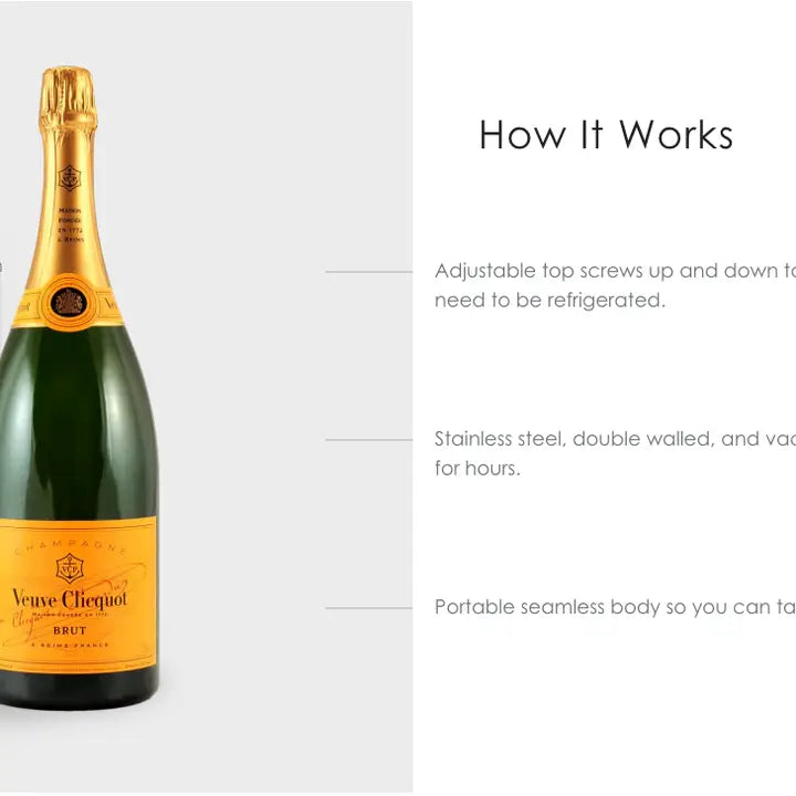 Vinglace Copper Wine & Champagne Chiller