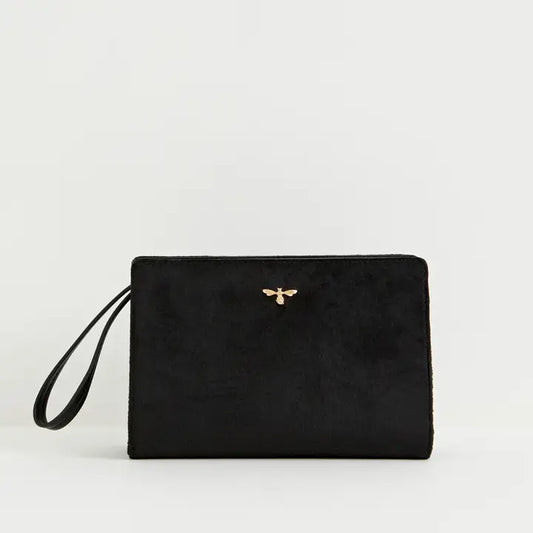 Fable Bonnie Wristlet Purse - Black Velvet