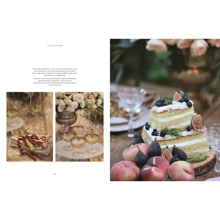 French Country Cottage Inspired Gatherings - Coffee Table Book