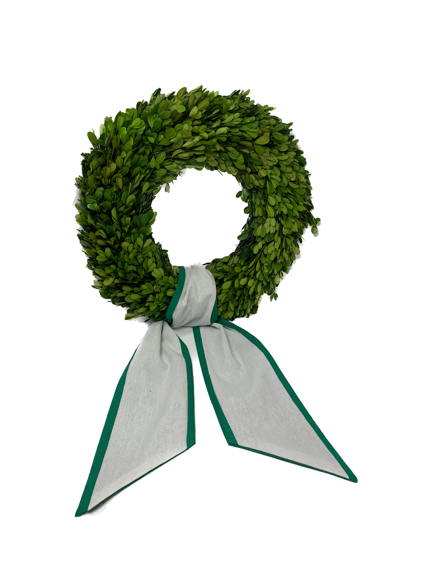 Two-Color Linen Wreath Sash