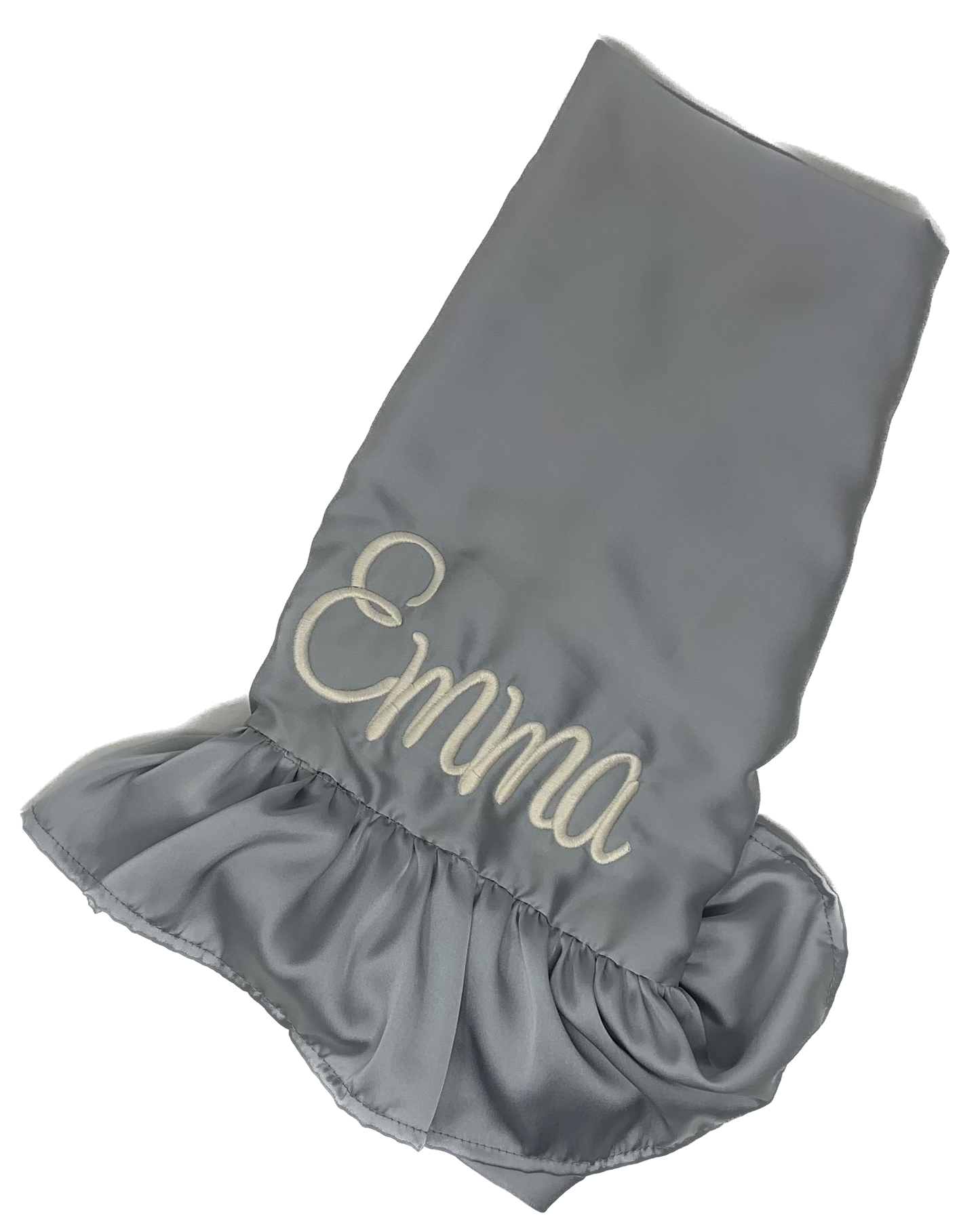 Ruffle Satin Pillow Case