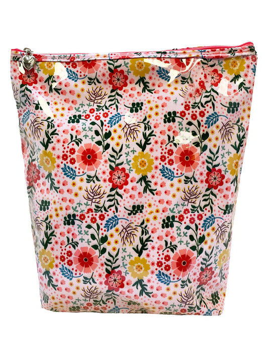 Large Cosmetic Bag - Posies