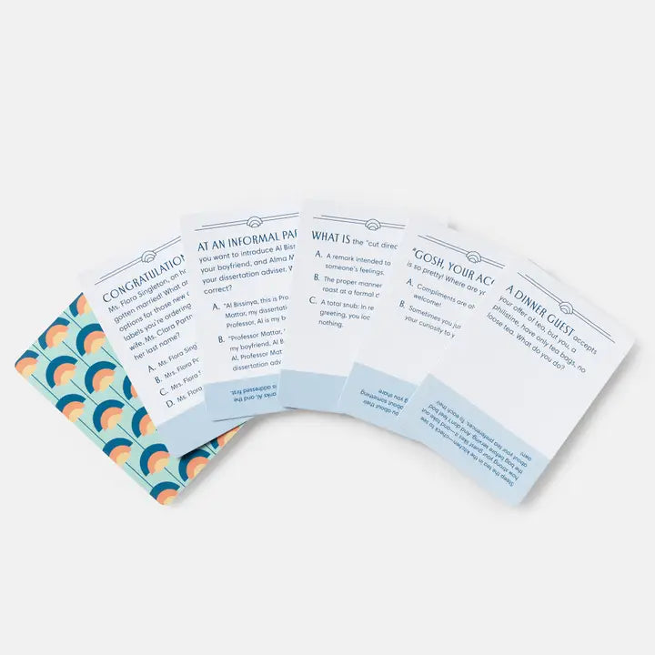 Mind Your Manners - Etiquette Trivia Game