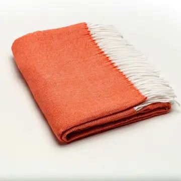 Fringe Herringbone Throw