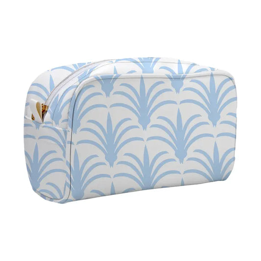 Blue Fleur Cosmetic Bag