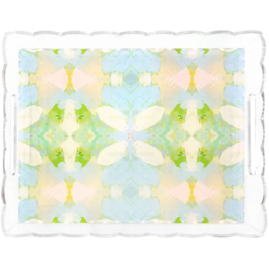 Laura Park Large Scalloped Tray - Elephant Falls