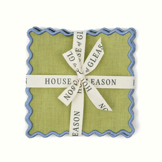 Limerick Linen Square Cocktail Napkins - Set of 4